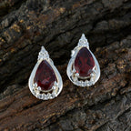 Garnet-Egyptian-Isla-multiple-Stud-Red-Sterling-Silver-Earring