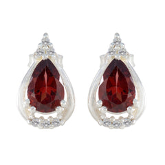 Garnet-Egyptian-Isla-multiple-Stud-Red-Sterling-Silver-Earring
