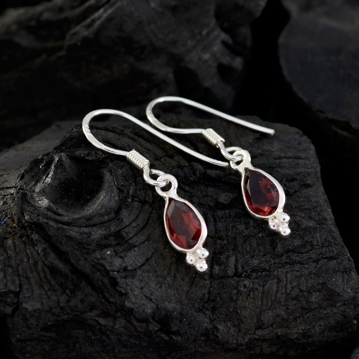 Garnet-Turkish-Julia-multiple-Dangle-Red-Sterling-Silver-Earring