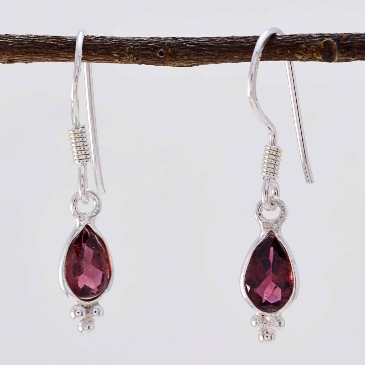 Garnet-Turkish-Julia-multiple-Dangle-Red-Sterling-Silver-Earring