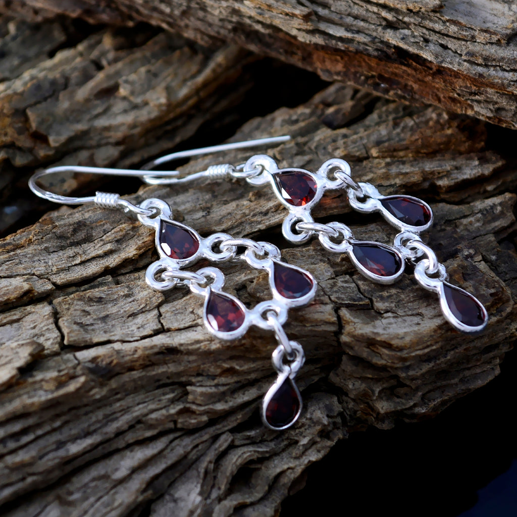 Garnet-Italian-Rebeca-multiple-Dangle-Red-92.5-Silver-Earring