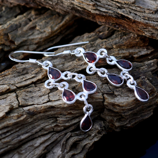Garnet-Italian-Rebeca-multiple-Dangle-Red-92.5-Silver-Earring