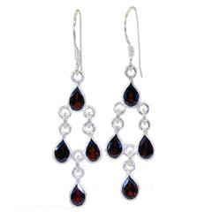 Garnet-Italian-Rebeca-multiple-Dangle-Red-92.5-Silver-Earring