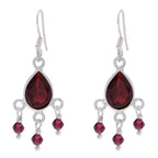 Garnet-Egyptian-Elena-multiple-Dangle-Red-925-Silver-Earring