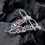 Garnet-Latin-American-Emma-multiple-Dangle-Red-92.5-Silver-Earring