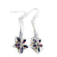 Garnet-Egyptian-Tereza-multiple-Dangle-Red-925-Sterling-Silver-Earring