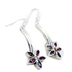 Garnet-Egyptian-Tereza-multiple-Dangle-Red-925-Sterling-Silver-Earring