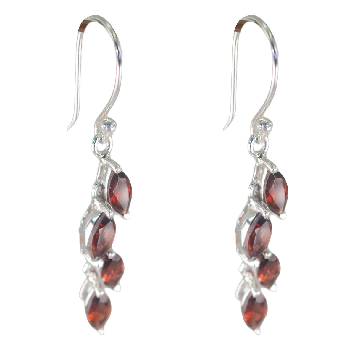 Garnet-Russian-Hanna-multiple-Dangle-Red-925-Silver-Earring