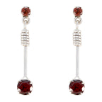Garnet-Moroccan-Julieta-multiple-Stud-Red-92.5-Silver-Earring