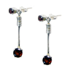 Garnet-Moroccan-Julieta-multiple-Stud-Red-92.5-Silver-Earring