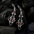 Garnet-Turkish-Inès-multiple-Dangle-Red-92.5-Silver-Earring