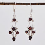 Garnet-Turkish-Inès-multiple-Dangle-Red-92.5-Silver-Earring