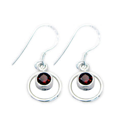 Garnet-Middle-Eastern-Isabella-multiple-Dangle-Red-925-Silver-Earring