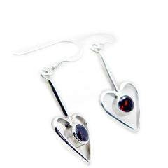 Garnet-Mexican-Isabelle-multiple-Dangle-Red-92.5-Silver-Earring