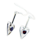 Garnet-Mexican-Isabelle-multiple-Dangle-Red-92.5-Silver-Earring