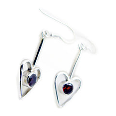 Garnet-Mexican-Isabelle-multiple-Dangle-Red-92.5-Silver-Earring