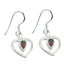 Garnet-Australian-Inès-multiple-Dangle-Red-Sterling-Silver-Earring