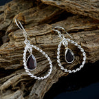 Garnet-French-Isabelle-multiple-Dangle-Red-925-Sterling-Silver-Earring