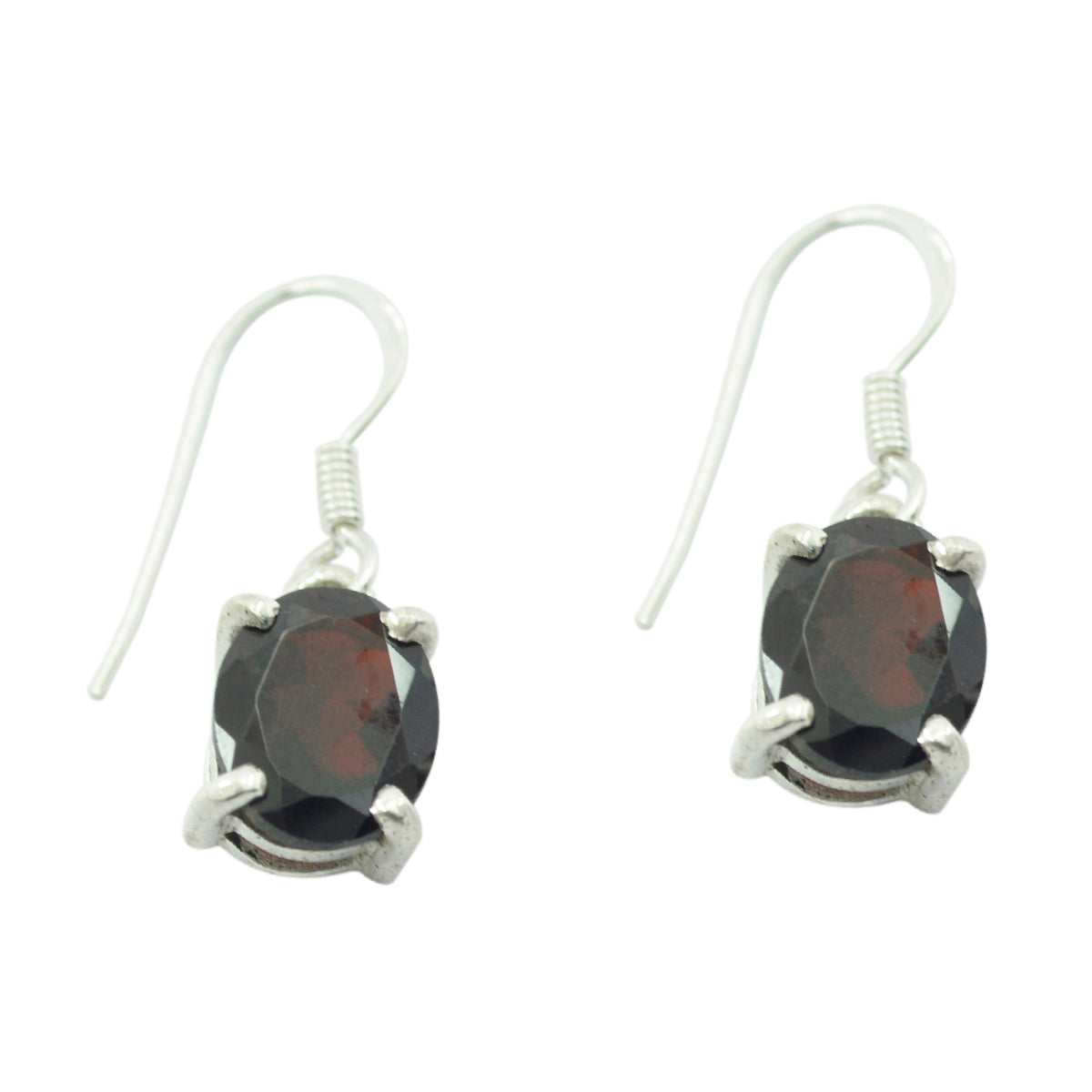 Garnet-Latin-American-Josephine-multiple-Dangle-Red-92.5-Silver-Earring