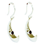 Garnet-Moroccan-Laura-Solitaire-Dangle-Red-Silver-Earring