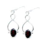 Garnet-Middle-Eastern-Lucy-Solitaire-Dangle-Red-925-Silver-Earring
