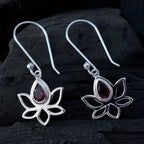 Garnet-American-Ines-Solitaire-Dangle-Red-92.5-Silver-Earring