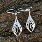 Garnet-African-Natalie-Solitaire-Dangle-Red-Silver-Earring