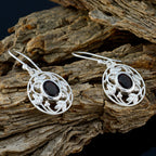 Garnet-Italian-Isabelle-Solitaire-Dangle-Red-925-Sterling-Silver-Earring