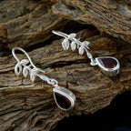 Garnet-Spanish-Julia-Solitaire-Dangle-Red-925-Sterling-Silver-Earring