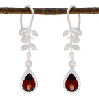 Garnet-Spanish-Julia-Solitaire-Dangle-Red-925-Sterling-Silver-Earring