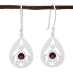 Garnet-Japanese-Penelope-Solitaire-Dangle-Red-92.5-Silver-Earring