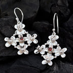 Garnet-Turkish-Riley-Solitaire-Dangle-Red-92.5-Silver-Earring