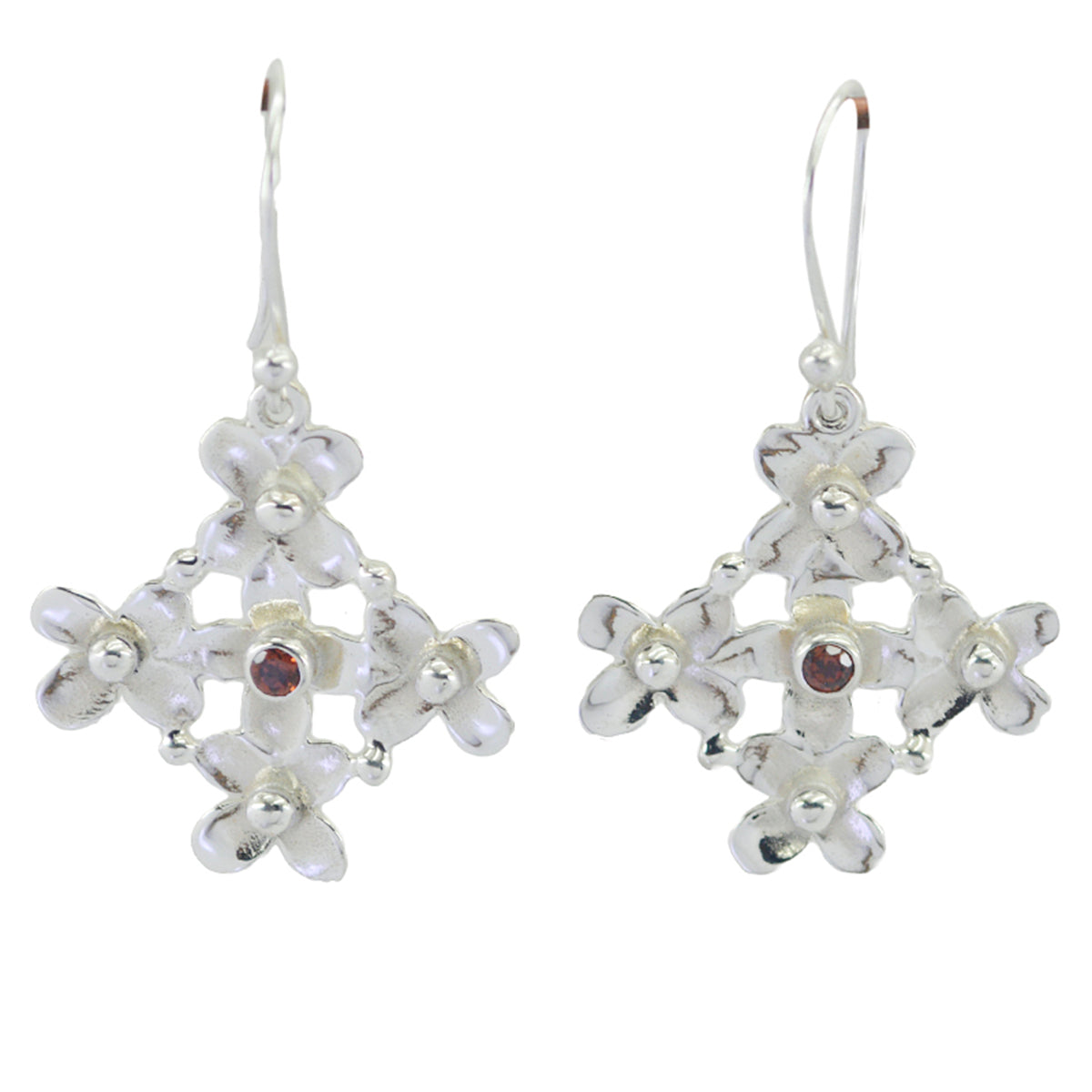 Garnet-Turkish-Riley-Solitaire-Dangle-Red-92.5-Silver-Earring