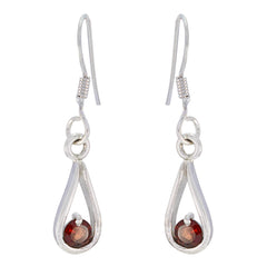 Garnet-African-Laura-Solitaire-Dangle-Red-925-Sterling-Silver-Earring