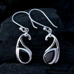 Garnet-French-Tereza-Solitaire-Dangle-Red-Silver-Earring