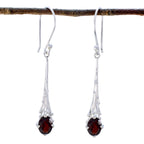 Garnet-Russian-Ella-Solitaire-Dangle-Red-925-Silver-Earring