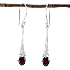 Garnet-Russian-Ella-Solitaire-Dangle-Red-925-Silver-Earring