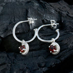 Garnet-African-Olivia-Solitaire-Dangle-Red-92.5-Silver-Earring