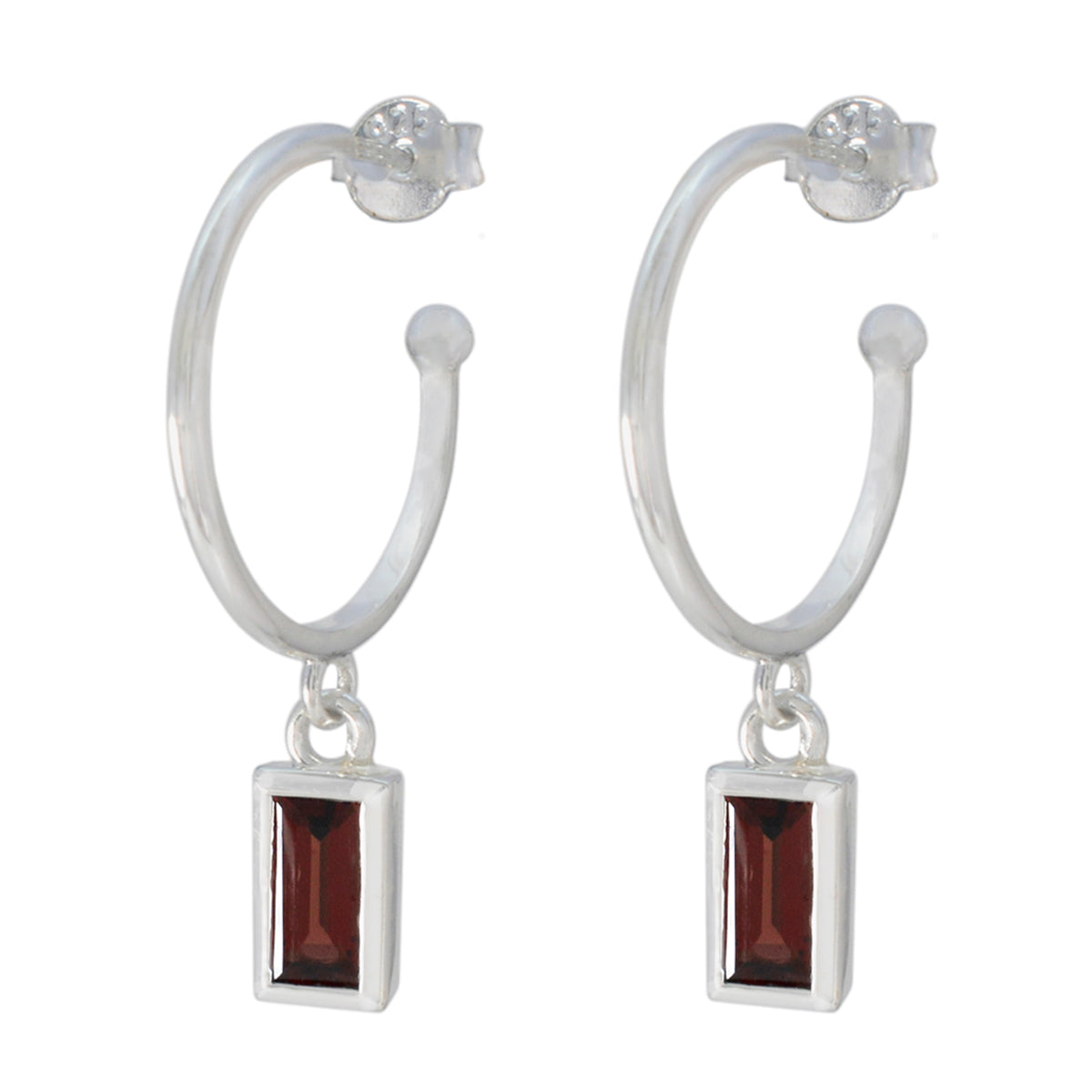 Garnet-Turkish-Skylar-Solitaire-Dangle-Red-92.5-Silver-Earring