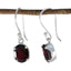 Garnet-American-Yasmine-Solitaire-Dangle-Red-Silver-Earring