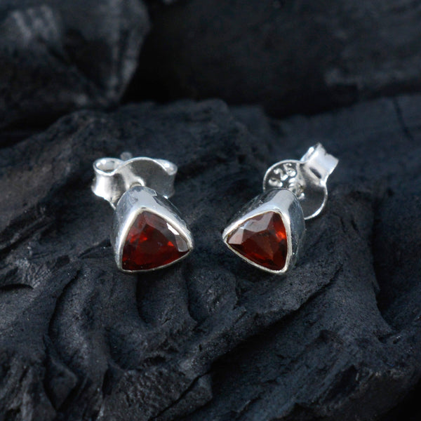Garnet-French-Clara-Solitaire-Stud-Red-925-Silver-Earring