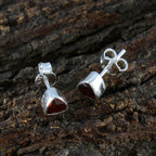 Garnet-French-Clara-Solitaire-Stud-Red-925-Silver-Earring
