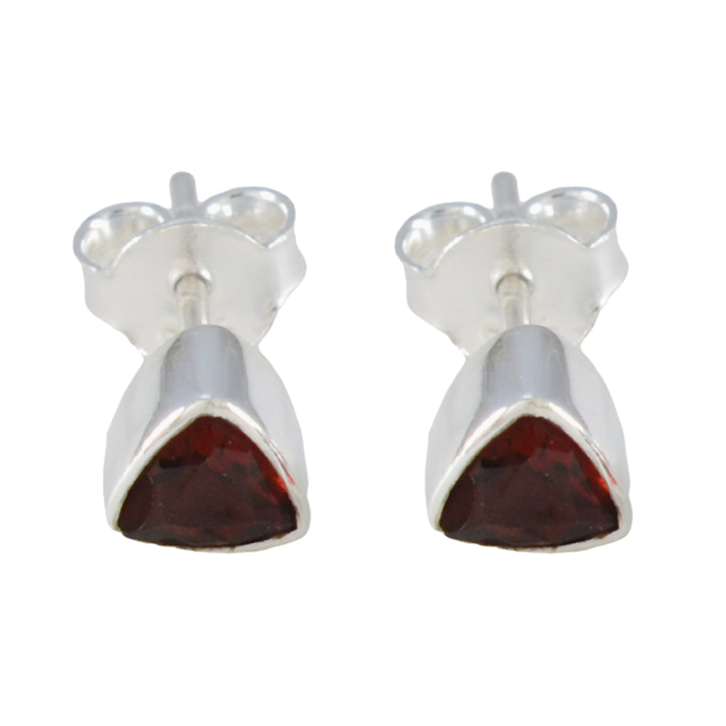 Garnet-French-Clara-Solitaire-Stud-Red-925-Silver-Earring