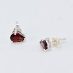 Garnet-Italian-Ayaka-Solitaire-Stud-Red-92.5-Silver-Earring