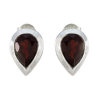 Garnet-German-Lucia-Solitaire-Stud-Red-92.5-Silver-Earring