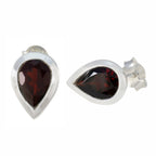 Garnet-German-Lucia-Solitaire-Stud-Red-92.5-Silver-Earring