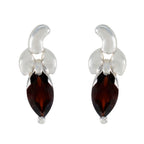 Garnet-Spanish-Renata-Solitaire-Stud-Red-Sterling-Silver-Earring