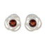 Garnet-American-Micaelaa-Solitaire-Stud-Red-92.5-Silver-Earring