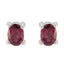 Garnet-Mexican-Bianca-Solitaire-Stud-Red-925-Sterling-Silver-Earring