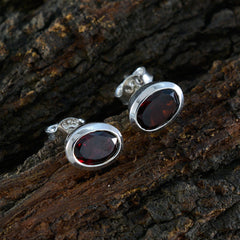 Garnet-French-Haruka-Solitaire-Stud-Red-92.5-Silver-Earring